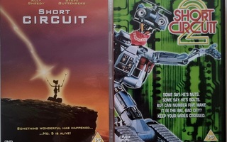 SHORT CIRCUIT & SHORT CIRCUIT 2 / ROBOTTI RAKASTUU DVD