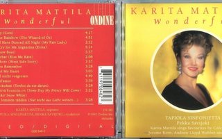 KARITA MATTILA . CD-LEVY . WONDERFUL