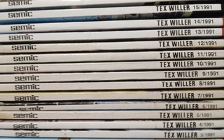 Tex Willer 1991 -15kpl