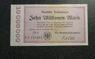 GERMANY 10 000 000 MARK 1923 KL9   X-0834
