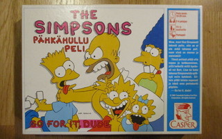 SIMPSONS Pähkähullu peli Suomi lautapeli Simpsonit 1991
