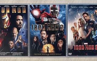 Marvel: IRON MAN Trilogia (3DVD) Robert Downey Jr.
