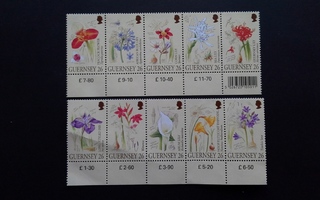 Guernsey 2000 2 x 5-rivilö ** kukkia 495 (190)