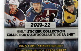Topps 2021-22 NHL Sticker Album tarroja