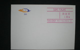 FDC - ATM PostiTele 1,80 mk 05.06.1988