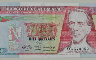 Guatemala 1990 10 Quetzales