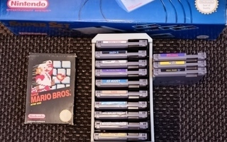 Täydellinen Nintendo 8-bittinen Super Set  CIB+ 15 peliä