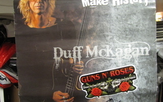 DUFF MCKAGAN ROTOSOUND PROMOJULISTE NIMMARILLA VG+