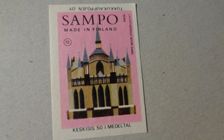 TT-etiketti Sampo - La Cathédrale Notre Dame, Reims