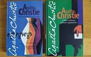 2 kpl Agatha Christie -dekkareita