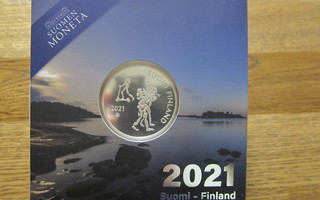 Suomi 20 €. Oppivelvollisuuslaki 100 vuotta, 2021. Proof.