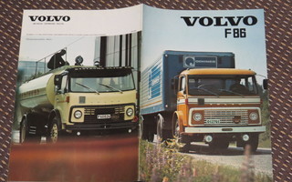 1972 Volvo F 86  kuorma-auto esite - suom - 16 siv