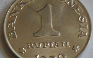INDONESIA  1 Rupiah  v.1970 KM#20  Circ.