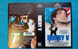 VHS KANSIPAPERI Rocky V