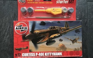 Airfix Curtiss P-40E Kittyhawk pienoismalli