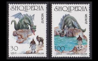 Albania 2619-20 ** Europa myytit ja legendat (1997)