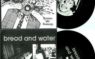 REASON OF INSANITY/BREAD AND WATER - split EP (USA HC punk)