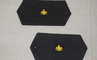 Suomen armeijan upseeri pieni juhlapuku päällystakki laatat
