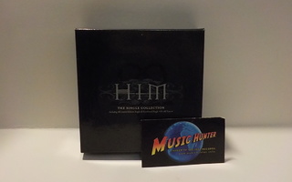 HIM - THE SINGLE COLLECTION UUSI1ST PRESS 10CDS BOX