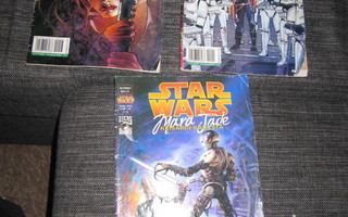 STAR WARS lehtiä v 2000 kolme kpl