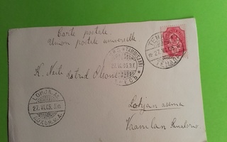 Kuvienmukainen vanha postilähetyskortti,kts.!