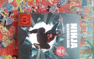 Ninja Quadrilogy dvd box Sho kosugi x 4 eri elokuvaa