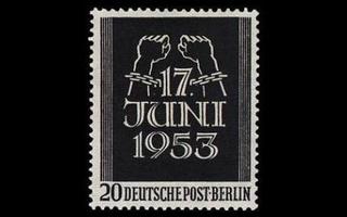 Berlin 110 ** DDR:n kansannousu 20 Pf (1953)