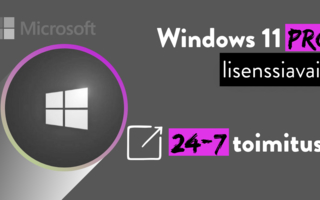 Windows 11 Professional Retail lisenssi, nopea toimitus