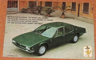 1968 ISO Rivolta S4  esite - melkein KUIN UUSI - Fidia