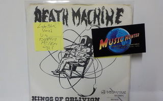 KINGS OF OBLIVION - DEATH MACHINE M-/EX+ LIGHT BLUE VINYL 7"