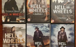 Hell on wheels kaudet 1- 5 - Dvd Boxit (Koko sarja)