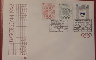 Viro 1992 - Olympialaiset Barcelona  FDC 2