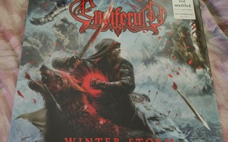 Ensiferum : Winter Storm - Blood Red Marbled - 12" vinyyli