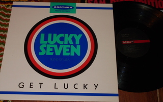 LUCKY SEVEN - Get Lucky - LP 1987 rockabilly MINT