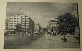 Tampere, Hämeensillan liikennettä, mv pk, p. 1947