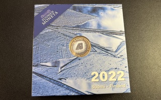 2022 Jääkiekon MM-kisat 5€ proof juhlaraha