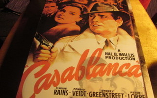 Peltikyltti elokuvamainos Casablanca