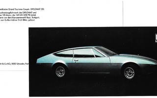 1974 Bitter CD postikortti - esite - KUIN UUSI - V8