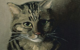 Louis Wain: Ruskea raidallinen kissa