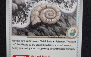 Pokemon kortti Antique Helix Fossil 153/165