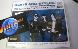 BEATS AND STYLES FEAT MICHAEL MONROE - OCEAN WAVE CDS