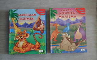 Lastenkirjat Lasketaan eläimiä ja Vastakohtien maailma