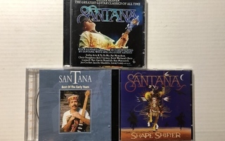 Carlos Santana 3 CD levyä