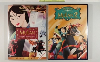 (SL) 3 DVD) DISNEY: Mulan 1 jA 2(1998) & Mulan 2 (2004)