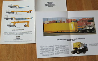 1988 Sisu TR-160 / 180 Terminal  tractor esite - KUIN UUSI
