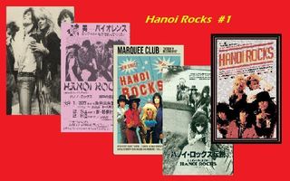 HANOI ROCKS --- julistesetti 5kpl --- 21cm x 30cm #1