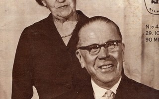 Suomen kuvalehti n:o 44 1960 Kann. Fanny ja Yrjö Similä.