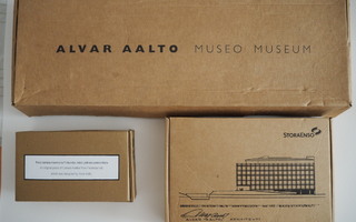 Osia Alvar Aallon rakennusten julkisivuista