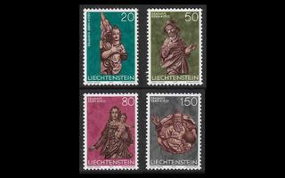 Liechtenstein 688-91 ** Joulu veistoksia (1977)