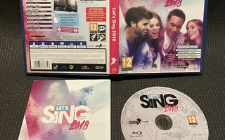 let's sing 2018 PS4